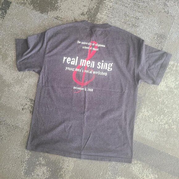 University Of Oklahoma Men's Vocal Workshop 2008 T Shirt XL - Picture 3 of 5